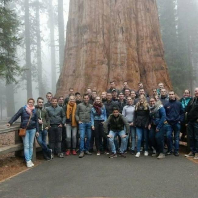 Met een grote groep zijn we door Californië getrokken